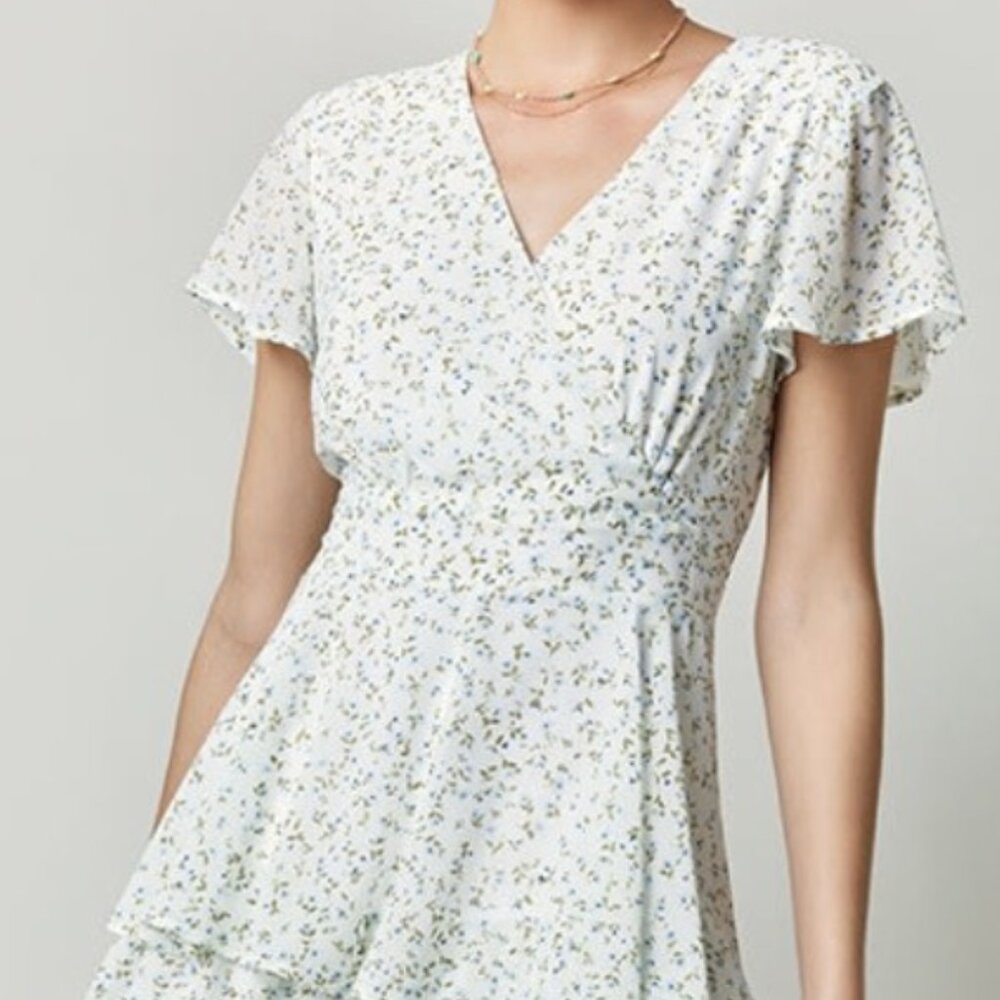 Alura Floral Tiered Romper